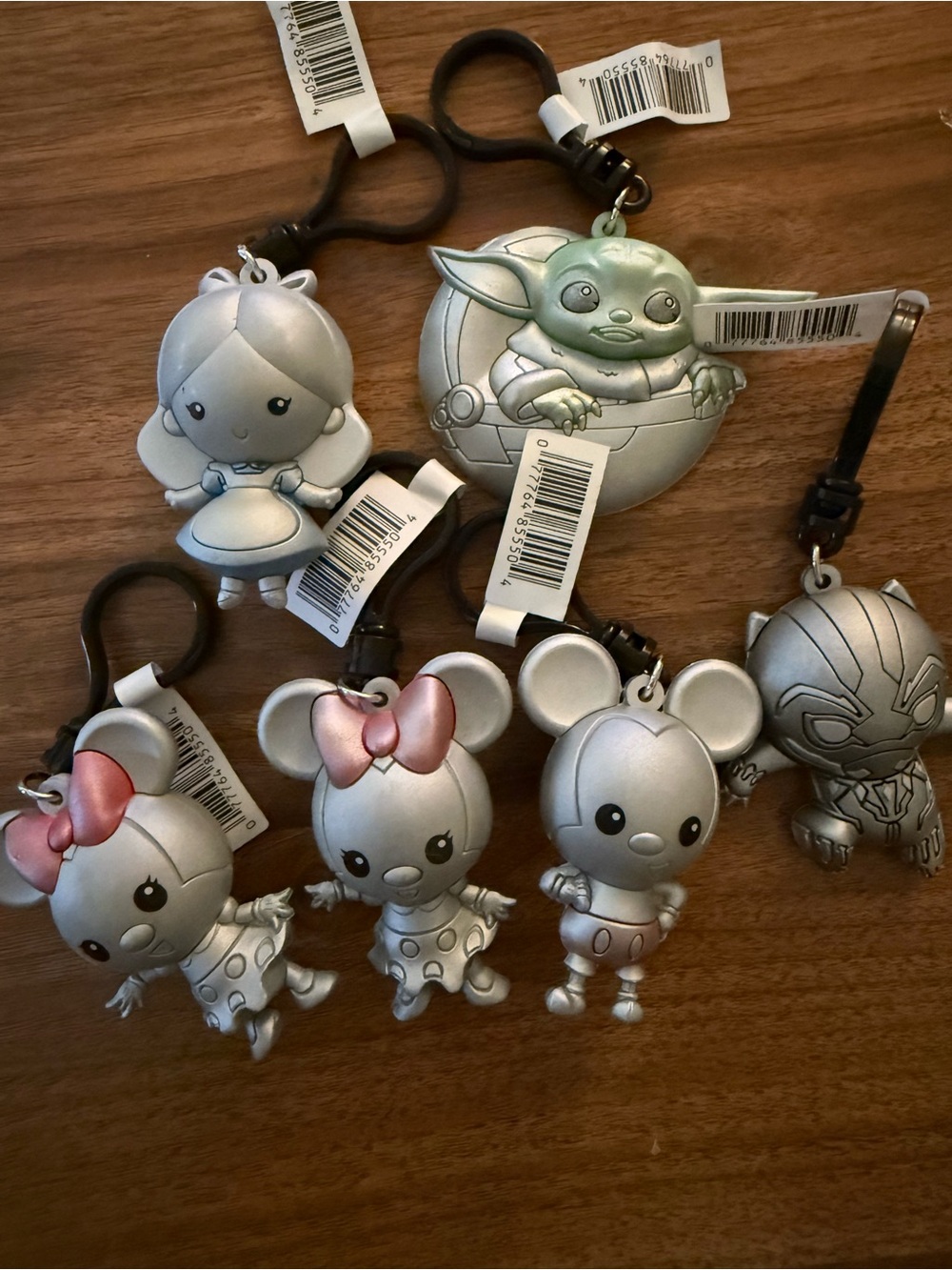 New lot of Disney 100 figural bag clips